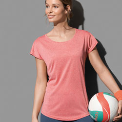 T-shirt tecnica donna in tessuto riciclato